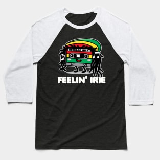 Feelin Irie Cassette Tape Kawaii Reggae Baseball T-Shirt